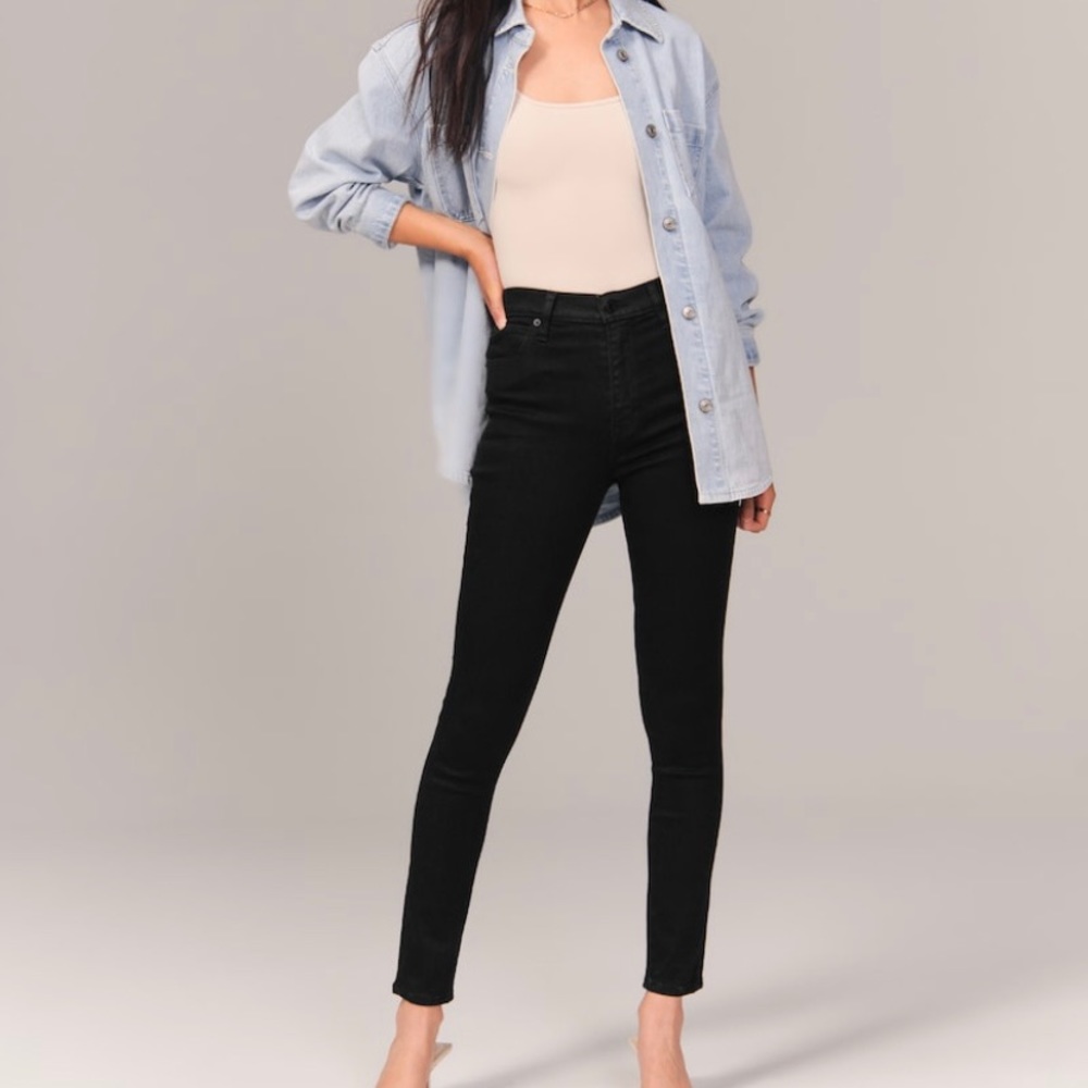 Abercrombie High Rise Skinny Jeans